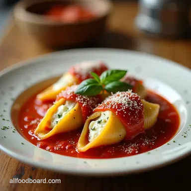 Dreamy Vegan Stuffed Shells With Ricotta So Good Recipe Card