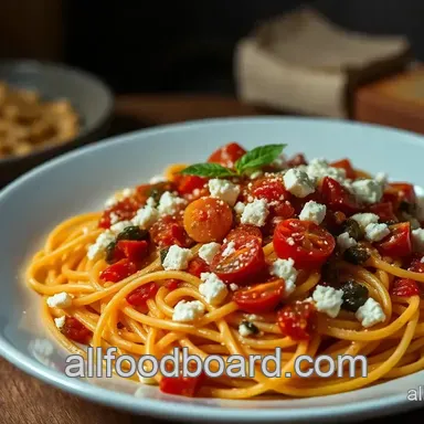 My Favorite Feta Tomato Pasta Recipe &ndash; Simple, Flavorful & Ready in 25 Minutes