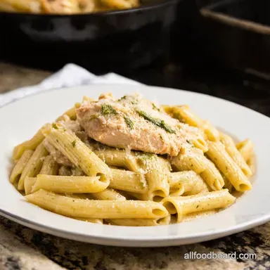 Creamy Garlic Parmesan Chicken Pasta Dead Easy Recipe Recipe Card
