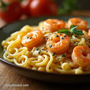 Creamy Garlic Shrimp Pasta Ready in 35 My GoTo Recipe Card