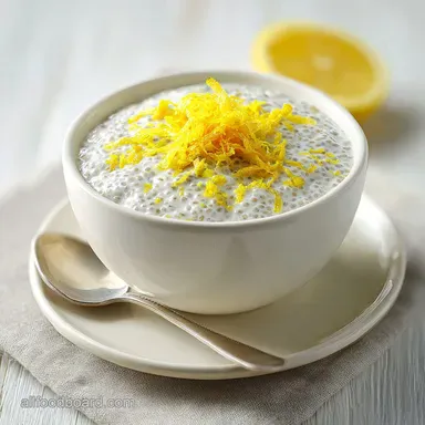 Lemon Chia Pudding in 10 Minutes Recipe Card