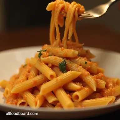 Ultimate Creamy Penne alla Vodka Recipe in 40 Minutes Recipe Card