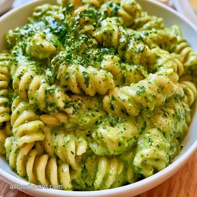Creamy Pesto Pasta Salad in 25 Minutes Recipe Card
