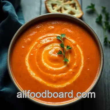 Creamy Tomato Soup Recipe: A Hug in a Bowl! Recipe Card