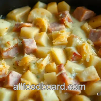 Easy & Creamy Scalloped Potatoes and Ham Slow Cooker: A Family Favorite
