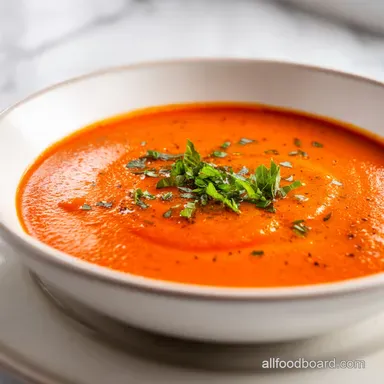 Creamy Tomato Basil Soup Recipe in 30 Minutes