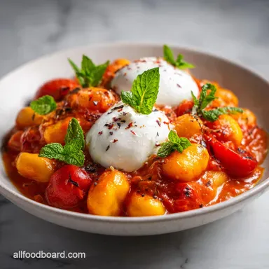 30 Minute Creamy Tomato Gnocchi Ready in 30 Min Recipe Card