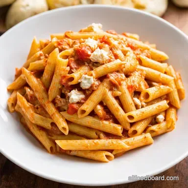 Creamy Tomato Ricotta Pasta Quick Easy Weeknight Dinner Recipe Card