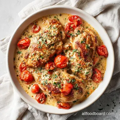 Tuscan Garlic Chicken Skillet: Ready in 30 Minutes for 4 Servings