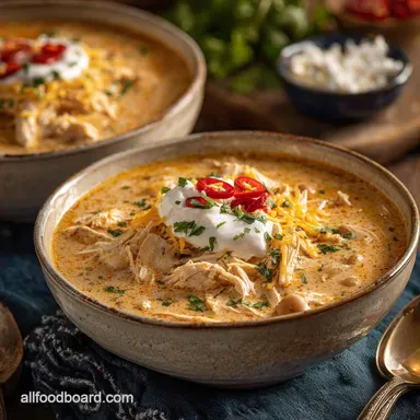 Ultimate Creamy White Chicken Chili Ready in 60 Minutes Proper Comfort Recipe Card