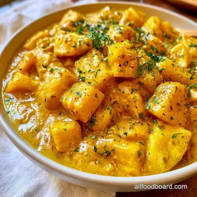 Yellow Squash Curry with Coconut Milk