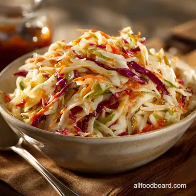Vicars Victory Coleslaw The Crispiest Tangy Dressing Recipe Recipe Card