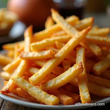 Golden Crunch Air Fryer French Fries RestaurantQuality Chips Recipe Card
