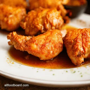Crispy Baked BBQ Chicken No Fry All Flavour Recipe Card