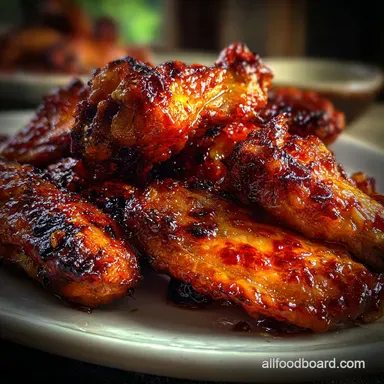Baked Chicken Wings Recipe: Crispy Oven Method Recipe Card