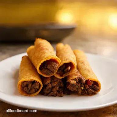 Crispy Beef Taquitos Recipe 3 Ways to Taco Night Recipe Card