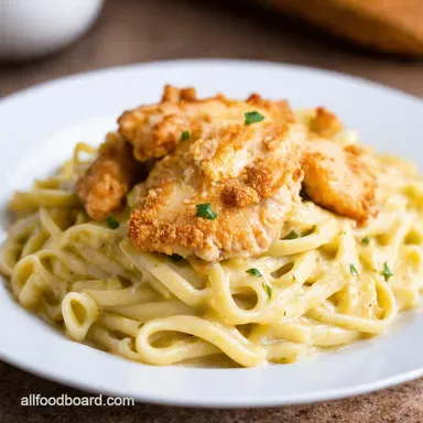 Crispy Chicken Alfredo My Ultimate Comfort Food Recipe Recipe Card