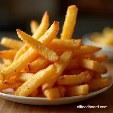 The Best Homemade French Fries Recipe Crispy Fluffy Recipe Card