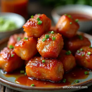 Sticky Spicy Gochujang Pork Belly Bites Recipe Weekend Treat Recipe Card