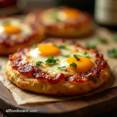 The Crispy Air Fryer English Muffin Pizza Ready in Minutes Recipe Card