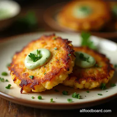 The Ultimate Leftover Rescue Gourmet Crispy Rice Patties Recipe Card
