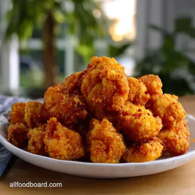 Crispy Popcorn Chicken: Ultra-Crisp, Juicy Bites Recipe Card