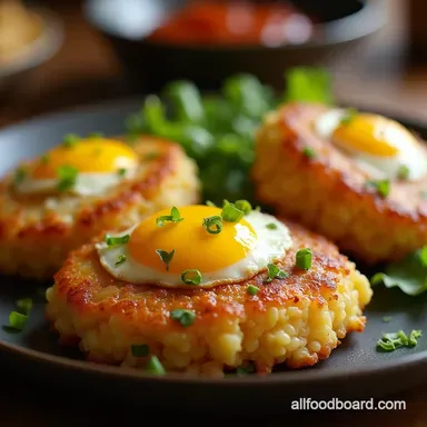 The Ultimate Crispy Egg and Rice Patties Recipe Leftover Rice Hero Recipe Card