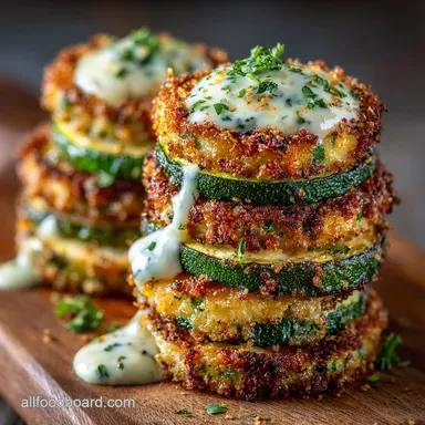 Crispy Zucchini Stacks My New Favourite Appetizer Recipe Card
