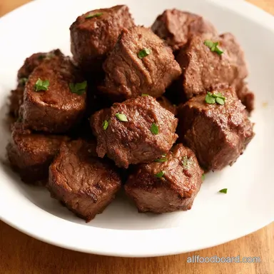 Crock Pot Steak Bites Easiest FallApart Tender Beef Recipe Card