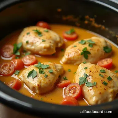 The Best Crockpot Marry Me Chicken Recipe Creamy Easy Recipe Card