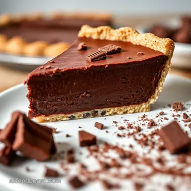 Decadent Dark Chocolate Pie Recipe: A Slice of Heaven Recipe Card