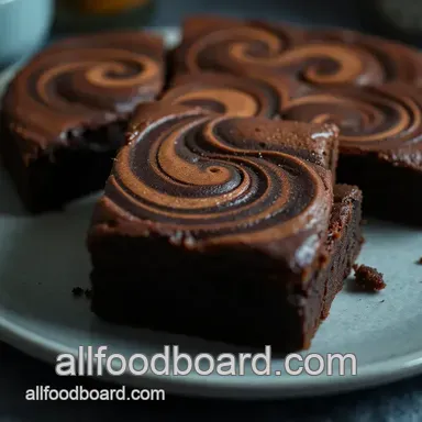 Decadent Mocha Cocoa Swirl Brownies: A Family Favorite Recipe Recipe Card