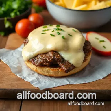 Easy Steak Egg Bagel with Creamy Cheese Sauce: A Sunday Morning Delight! Recipe Card