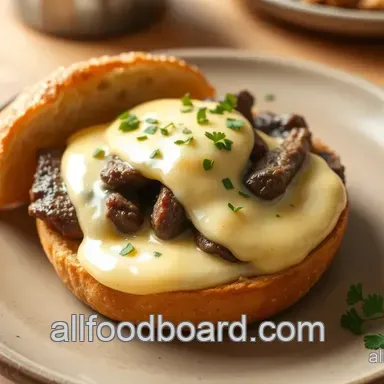 Easy Steak Egg Bagel with Creamy Cheese Sauce: A Sunday Morning Delight! Recipe Card