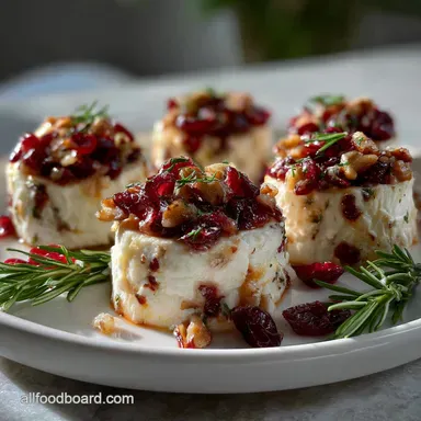 The Easiest NYE Appetizers: Cranberry Brie Bites Ready Now Recipe Card