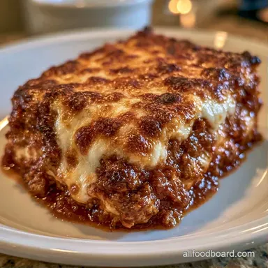 Easy and Quick Lasagna Recipe for 12 Recipe Card