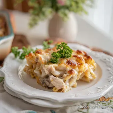 Chicken Tetrazzini: Creamy Baked Casserole in 50 Minutes