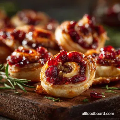 Thanksgiving Appetizers: Make-Ahead Cranberry Brie Palmiers
