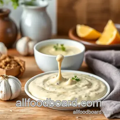Easy Creamy Garlic Sauce in 15 Minutes Recipe Card