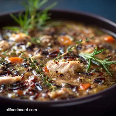 Crockpot Soup: The Hearty Chicken Wild Rice Slow Cooker Recipe Recipe Card