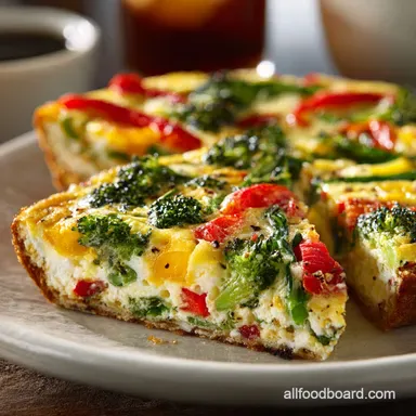 Vegetable Frittata Recipe: Quick, Fluffy, and Easy Garden Brunch Recipe Card