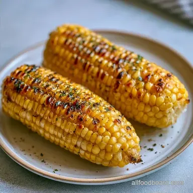 Easy Grill Garlic Corn for 6 People