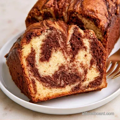 Easy German Marble Cake in 60 Minutes Recipe Card