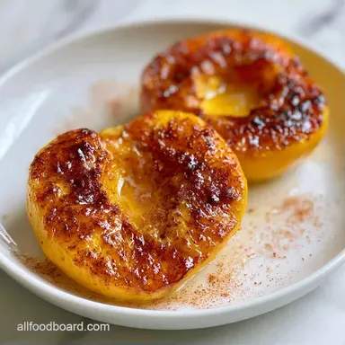 Easy Grilled Peaches in 15 Minutes Recipe Card