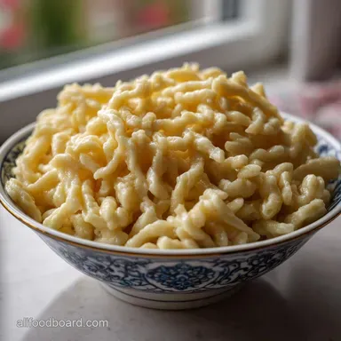 Homemade Spaetzle Noodles Recipe: Quick German Egg Noodles Recipe Card
