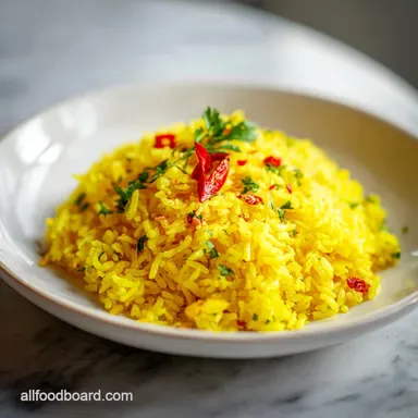 Yellow Rice Recipe: Fluffy Grains in 25 Minutes Recipe Card