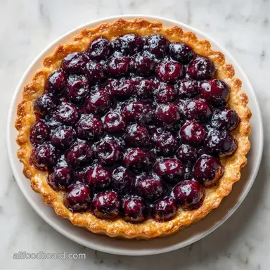 Easy Huckleberry Galette for 9 Slices Recipe Card