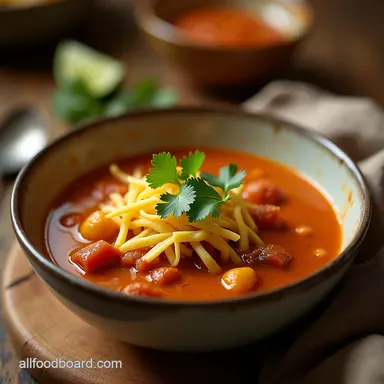 The LowCarb Fiesta Bowl Hearty Keto Taco Soup Recipe Recipe Card