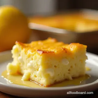 Foolproof Lemon Cottage Cheese Pudding Recipe High Protein Dessert Recipe Card