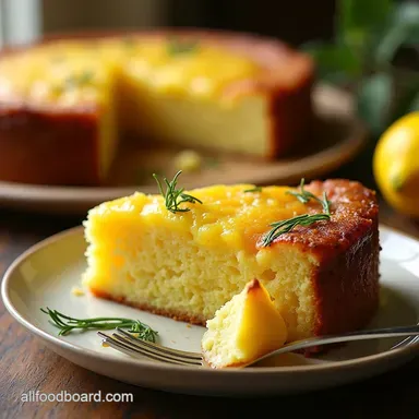 The Best Lemon Olive Oil Cake Recipe UltraMoist Zesty Recipe Card